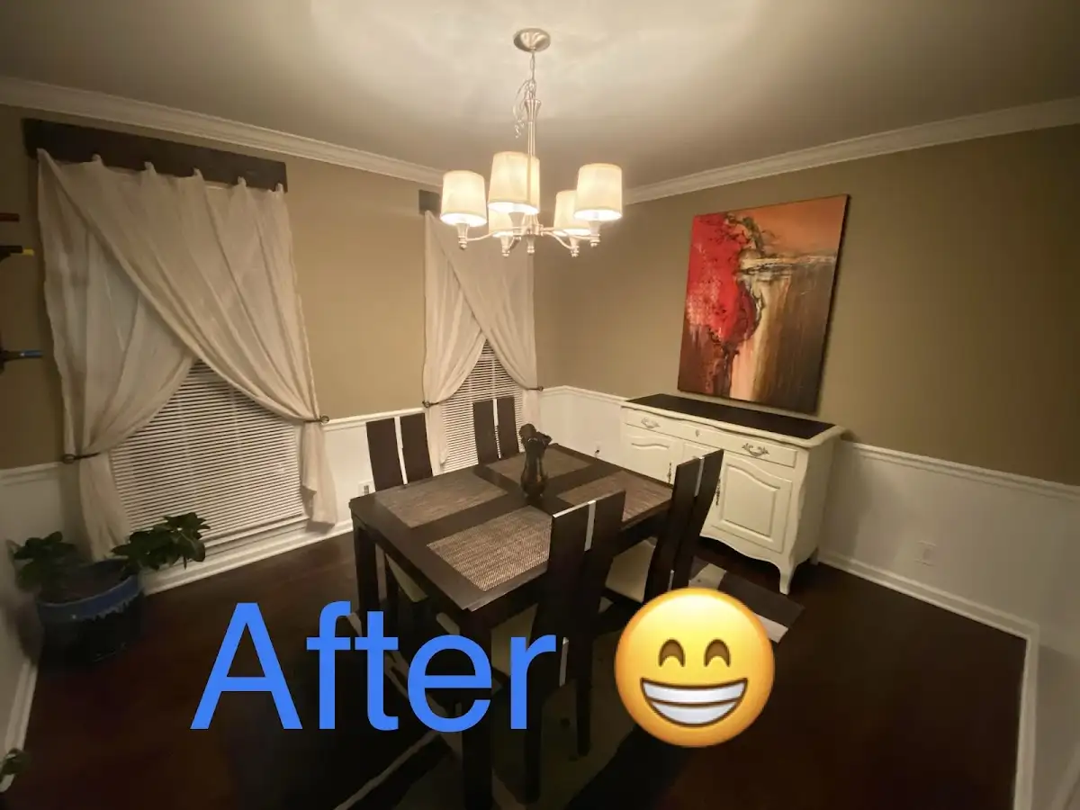Professional dining room restoration after water damage in Livingston